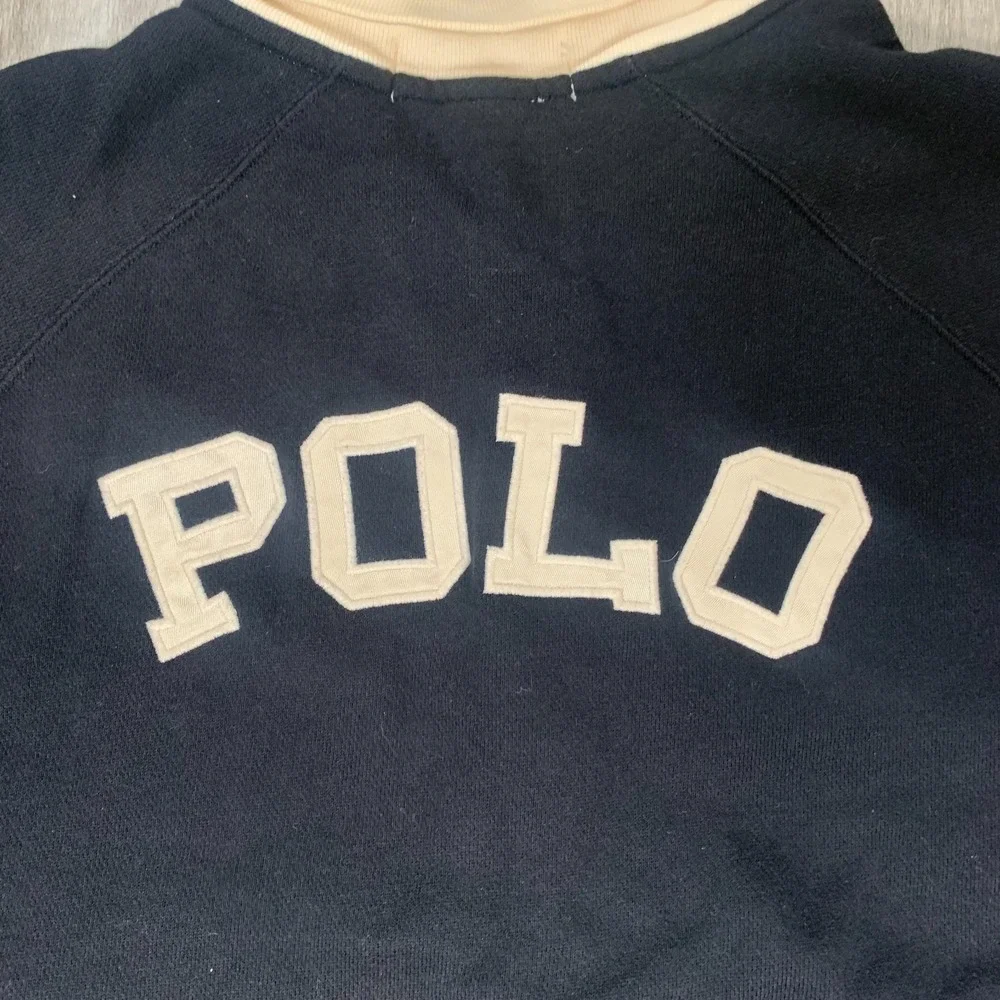 Ralph‎ Lauren Tiger Pullover Mens Large Black Polo Jacket
